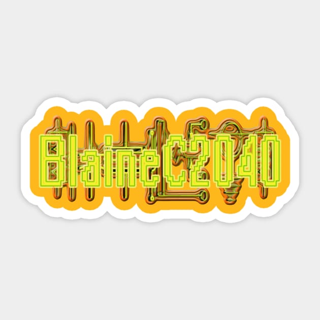 BlaineC2040 (Yellow) Sticker by BlaineC2040